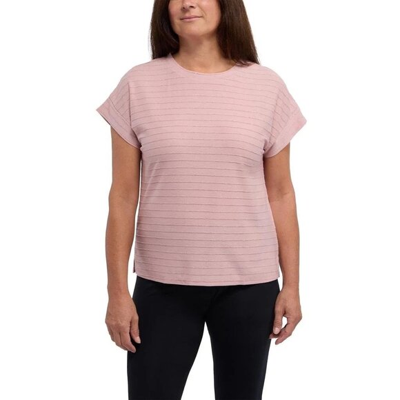 NWOT Ellen Tracy Women's Size XXL Striped Pink Top - Picture 1 of 8